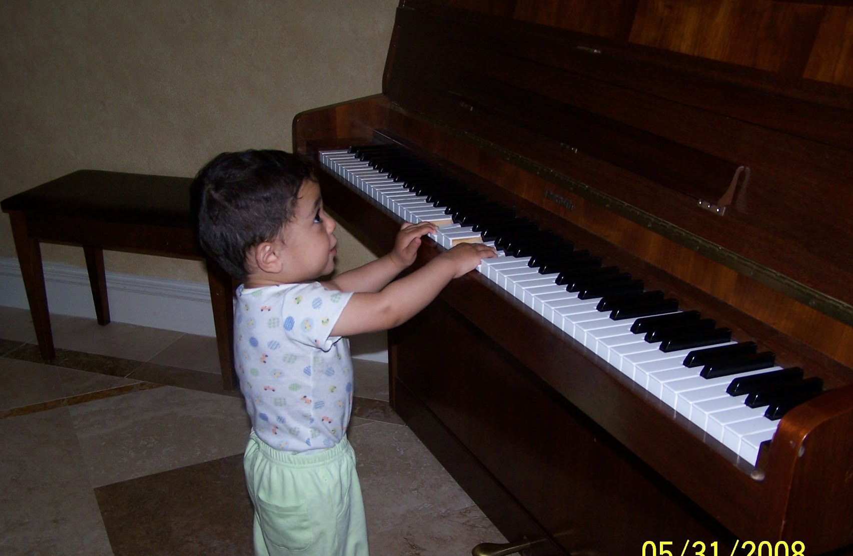 FirstTimePlayingPiano